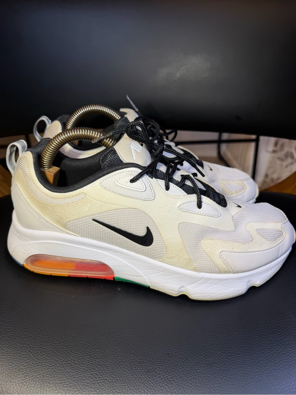 Nike Air Max 200 Vast Grey Black White Men's Shoes AQ2568-002 Size 11.5